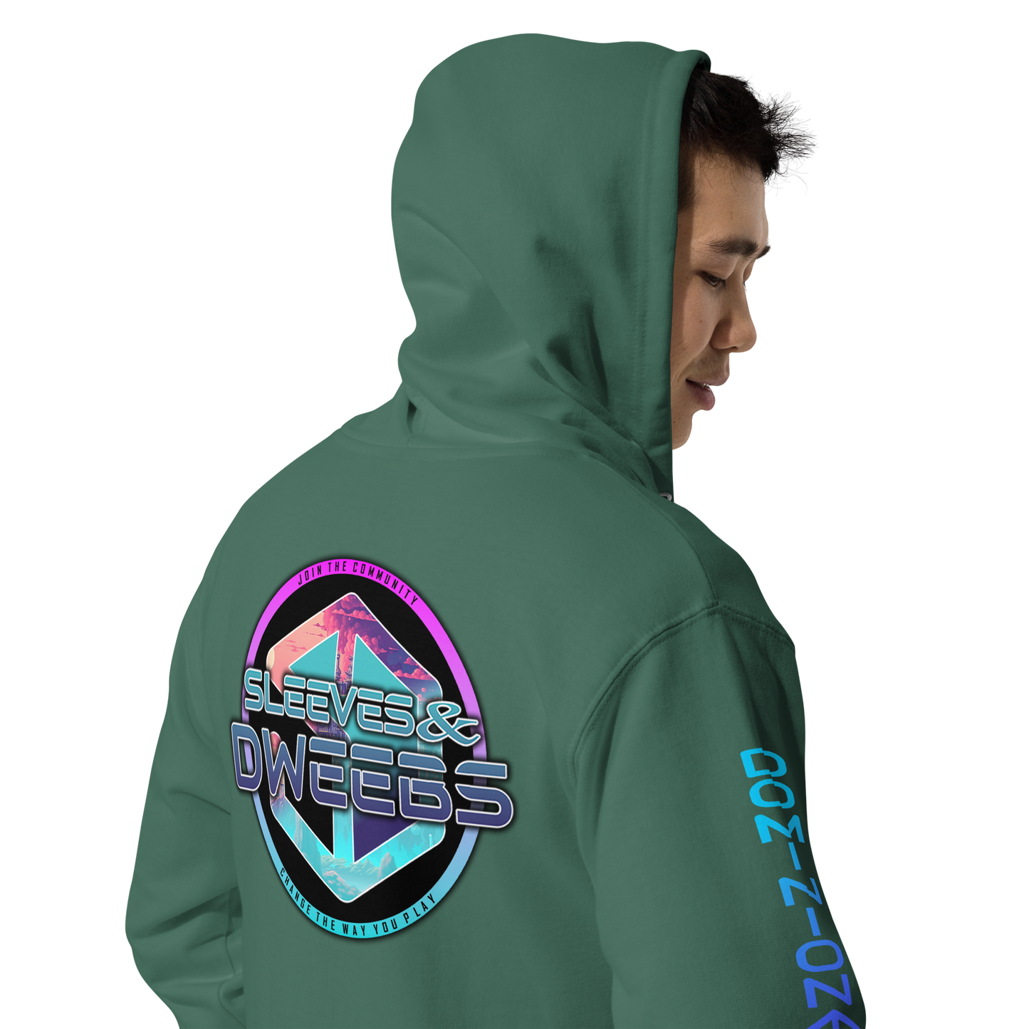 Dominion of Dweebs Unisex fleece zip up hoodie