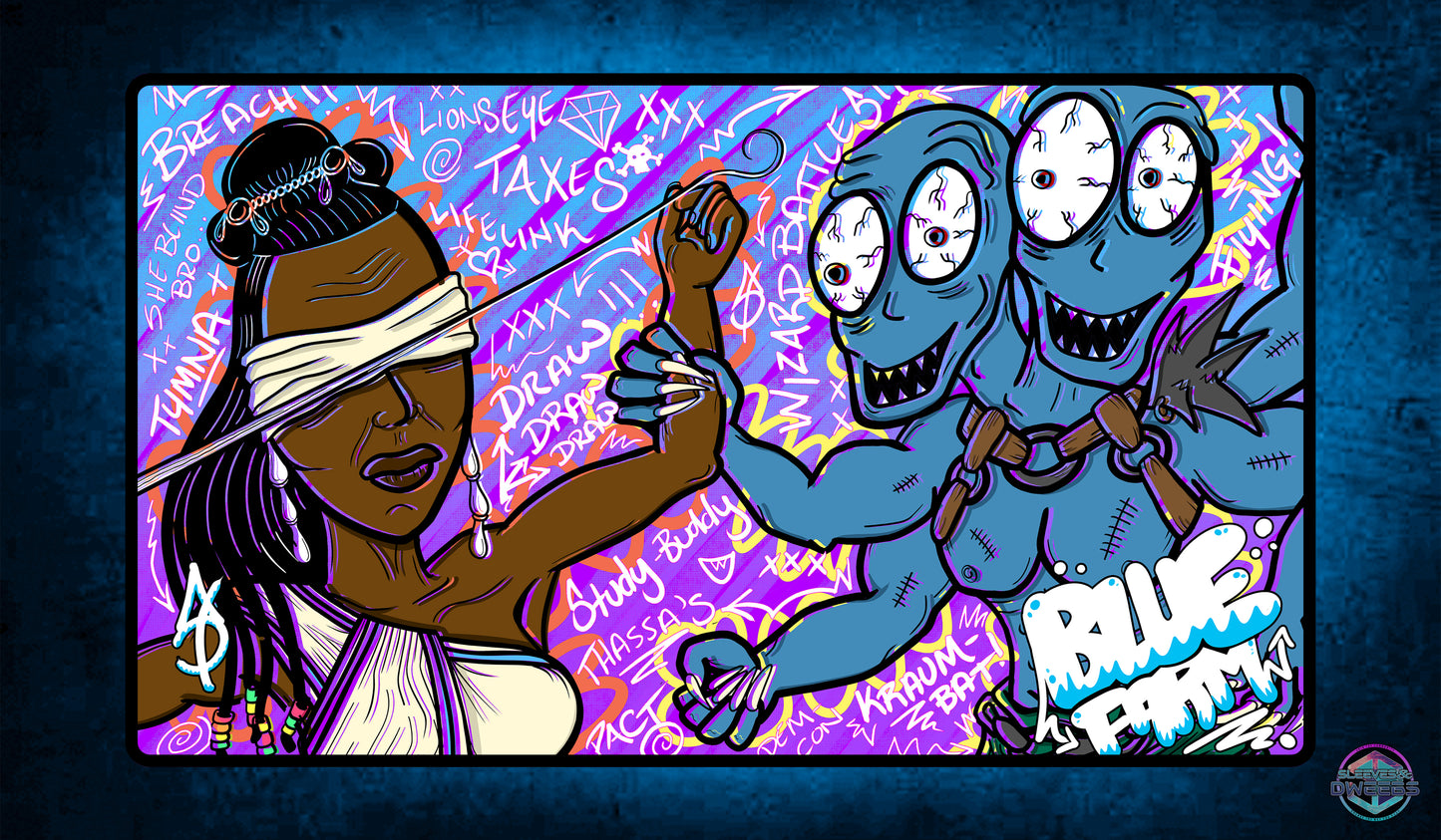 Blue Farm Playmat