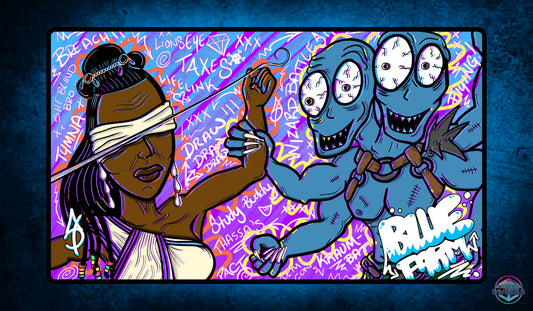 Blue Farm Playmat