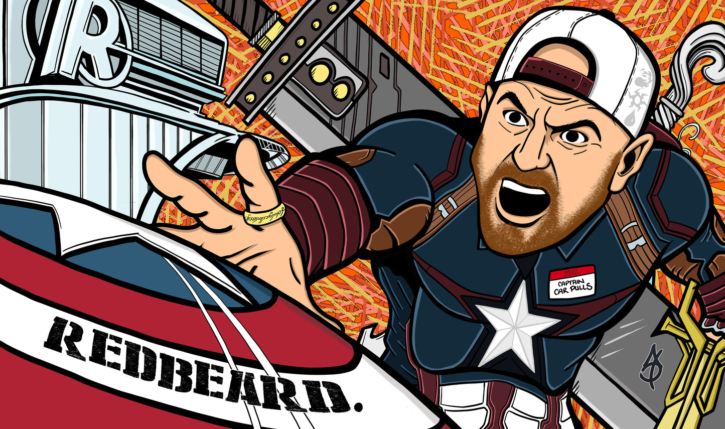 Captain America: Robert Redbeard Playmat