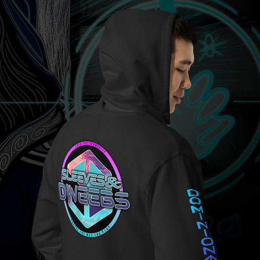 Dominion of Dweebs Unisex fleece zip up hoodie